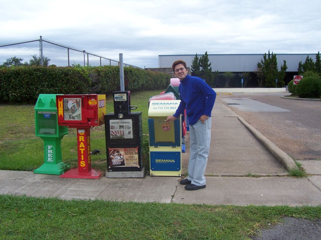 At Post Office at Houston City, U.S.